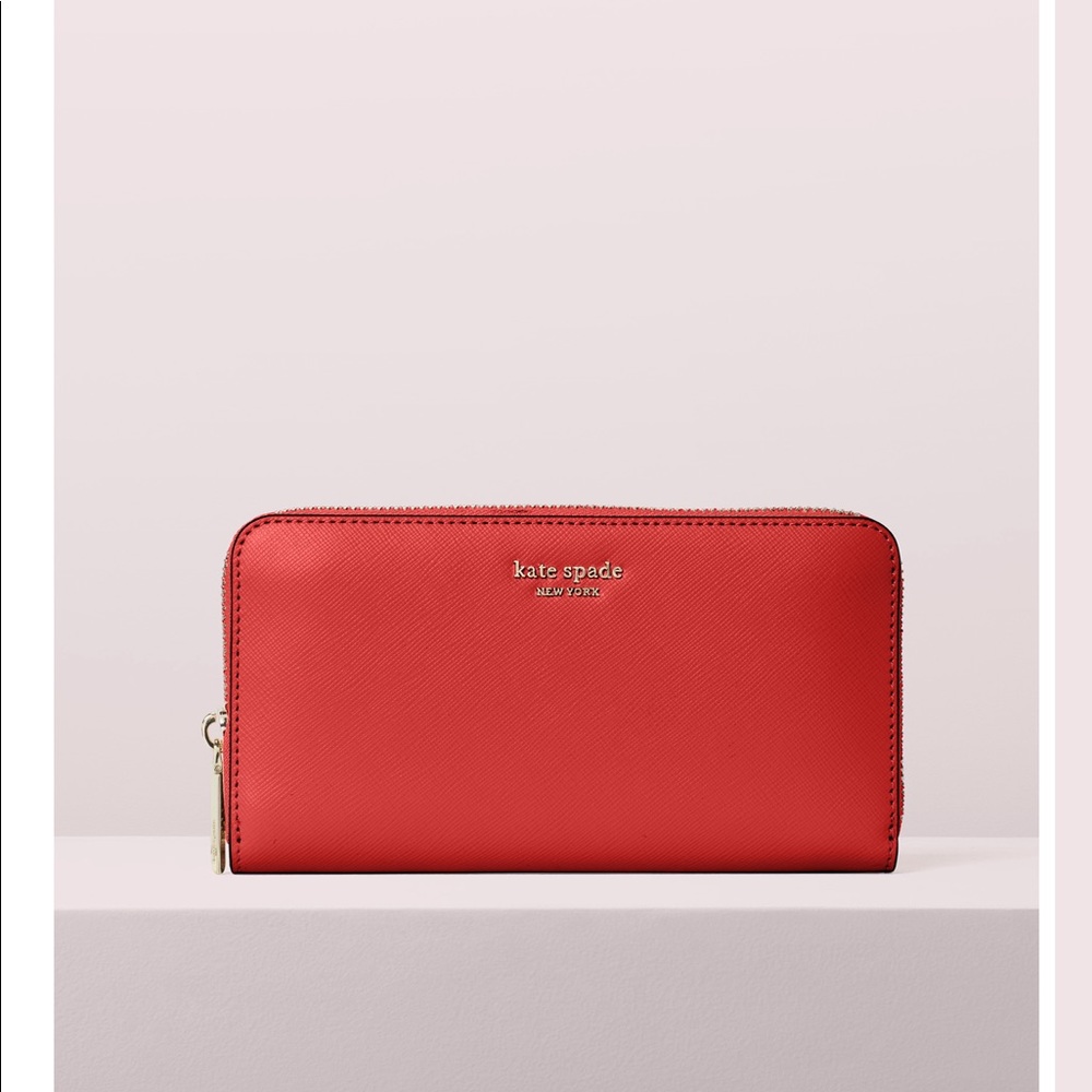 kate space red wallet
